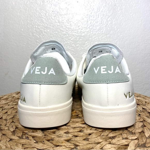 Veja campo matcha green white leather sneakers - Picture 4 of 7